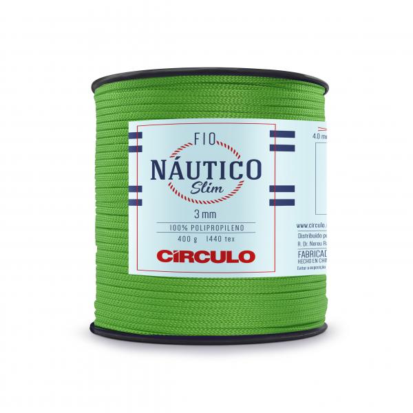 FIO NAUTICO SLIM 3MM - COR 5247 VERDE NEON
